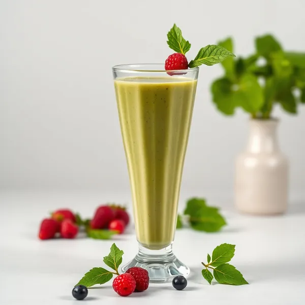 Smoothie Sem Açúcar de Couve e Chá Matcha