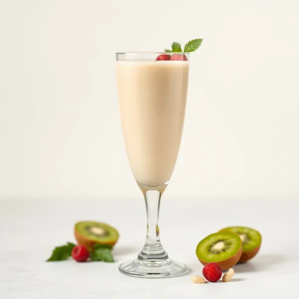 Smoothie Sem Açúcar de Kiwi e Leite de Macadamia
