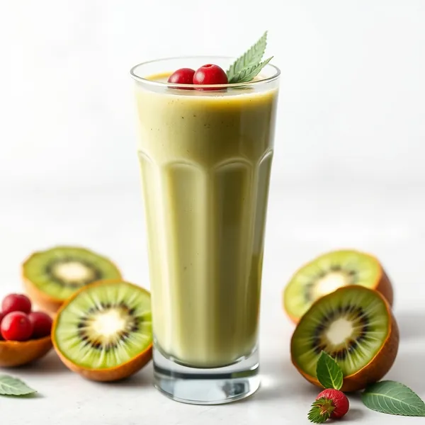 Smoothie Sem Açúcar de Kiwi e Matcha