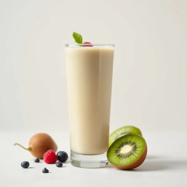 Sugar-Free Kiwi Pea Milk Smoothie