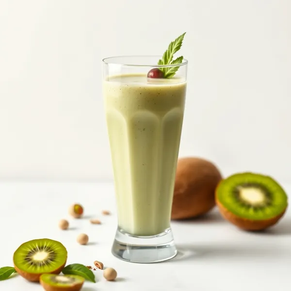 Smoothie Senza Zucchero Kiwi Latte di Pistacchio