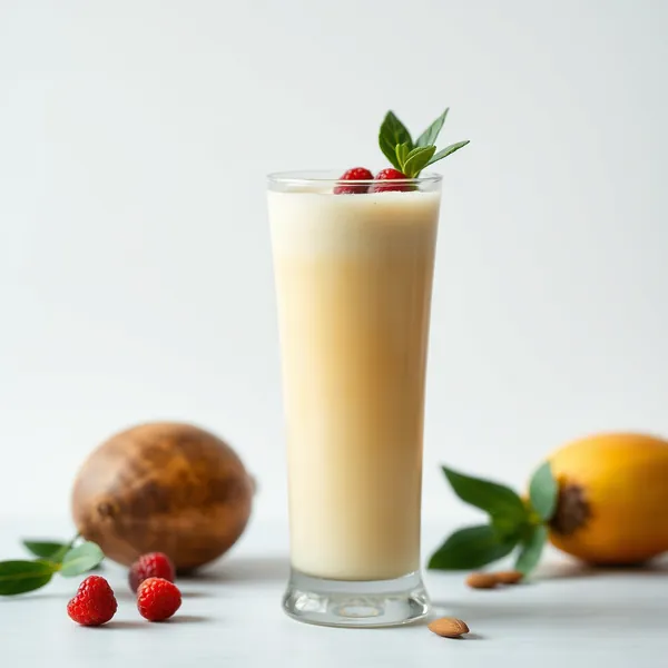 Batido Sin Azúcar de Mango, Almendra y Leche de Coco