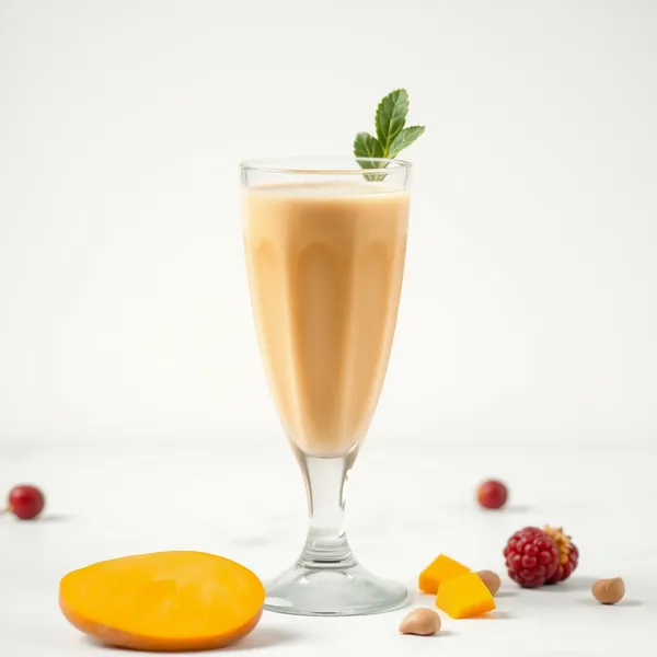 Smoothie Sem Açúcar de Manga e Leite de Avelã