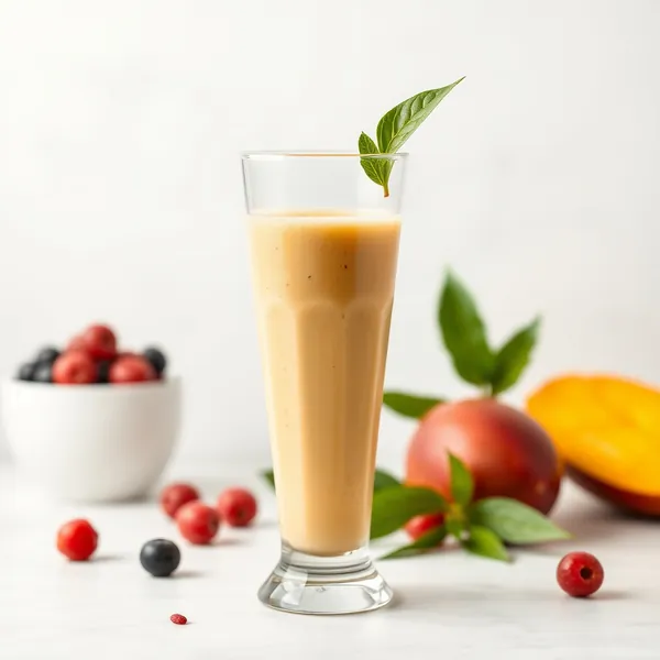 Batido Sin Azúcar de Mango y Leche de Cáñamo