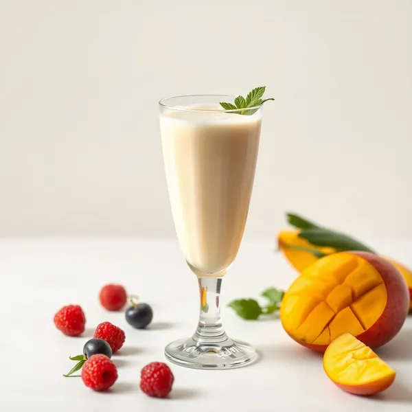 Batido de Kefir de Mango Sin Azúcar