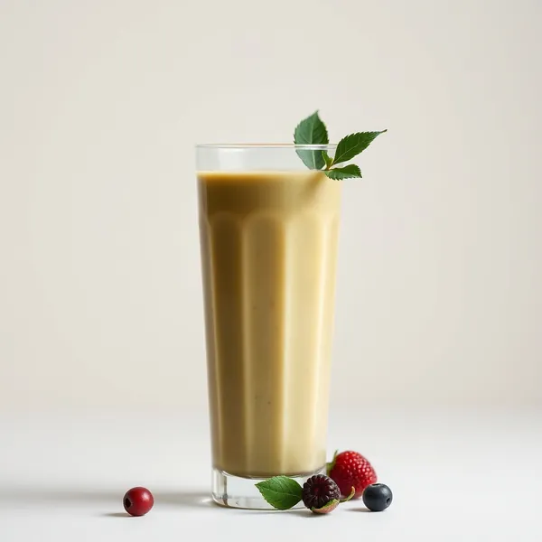 Smoothie Sans Sucre de Matcha et Lait de Noisette