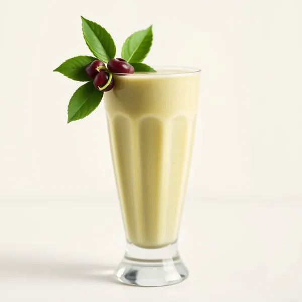 Smoothie Ohne Zucker mit Matcha und Macadamianussmilch