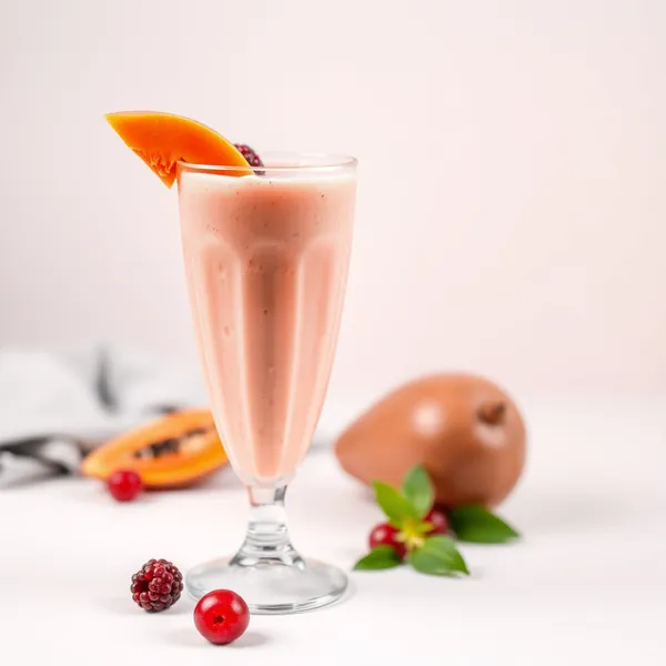 Smoothie de Papaye Kefir Sans Sucre
