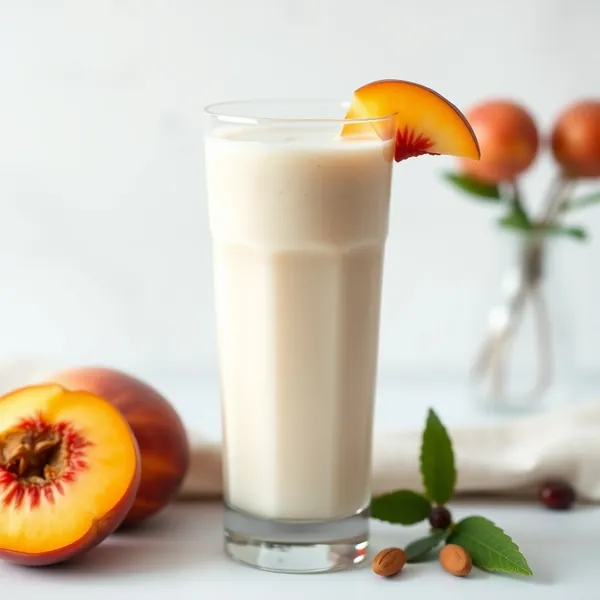 Smoothie Sans Sucre Pêche Amande Lait de Coco
