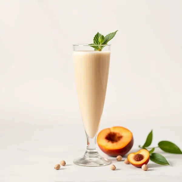 Smoothie Sem Açúcar de Pêssego e Pistache