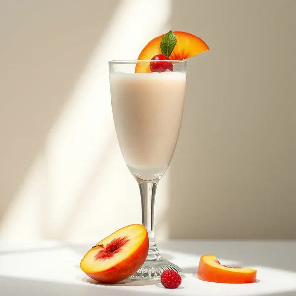 Smoothie Pfirsich Reis Milch Ohne Zucker