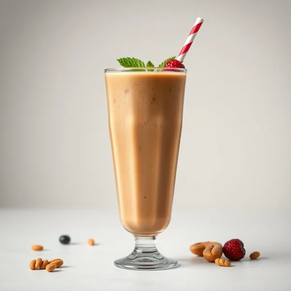 Sugar-Free Peanut Butter Cold Brew Coffee Smoothie