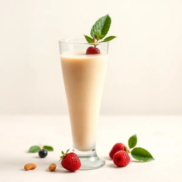 Smoothie Sans Sucre au Beurre de Cacahuète et Lait de Kefir