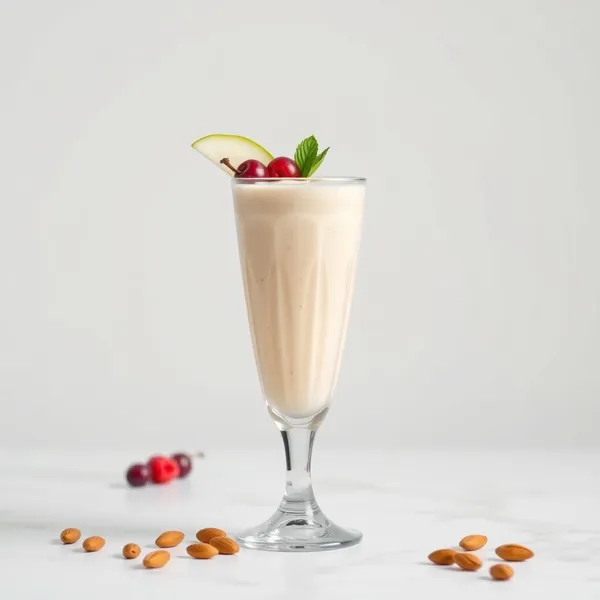Smoothie Sem Açúcar de Pera, Amêndoa e Leite de Coco