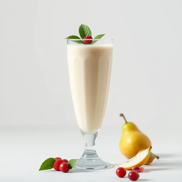 Smoothie Sem Açúcar de Pera e Leite de Caju