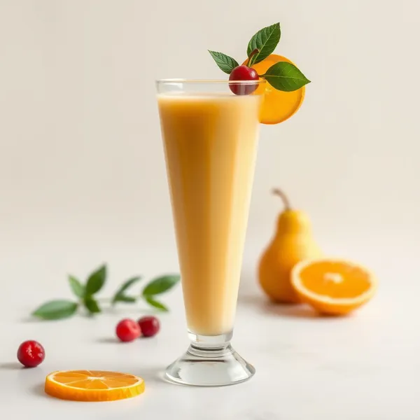 Smoothie Sem Açúcar de Pera e Laranja