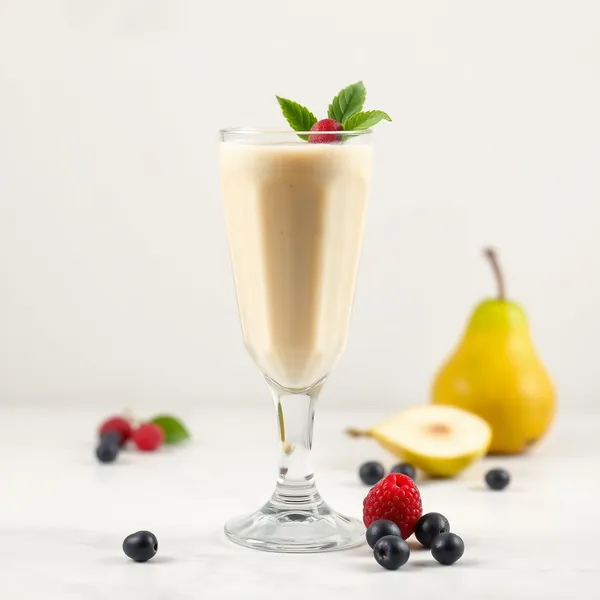 Sugar-Free Pear Pea Milk Smoothie