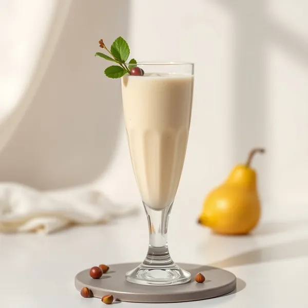 Batido Sem Açúcar de Pera e Pistache