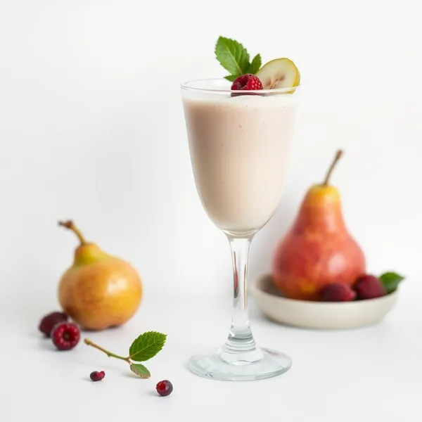 Smoothie Poire et Lait d'Épeautre Sans Sucre