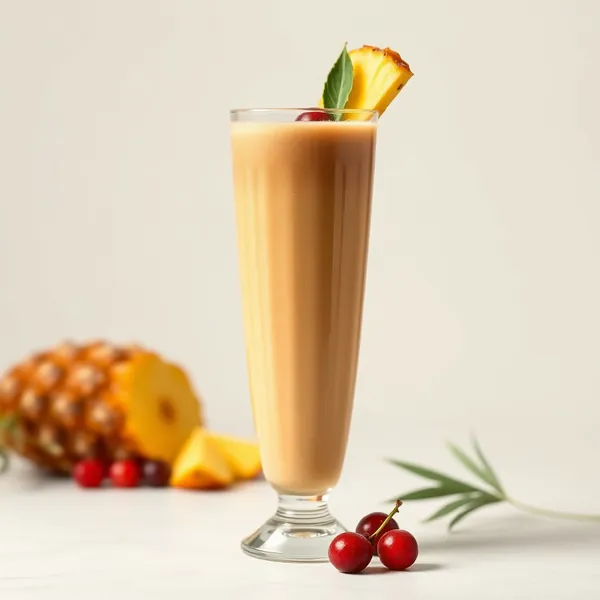 Sugar-Free Pineapple Cold Brew Coffee Smoothie