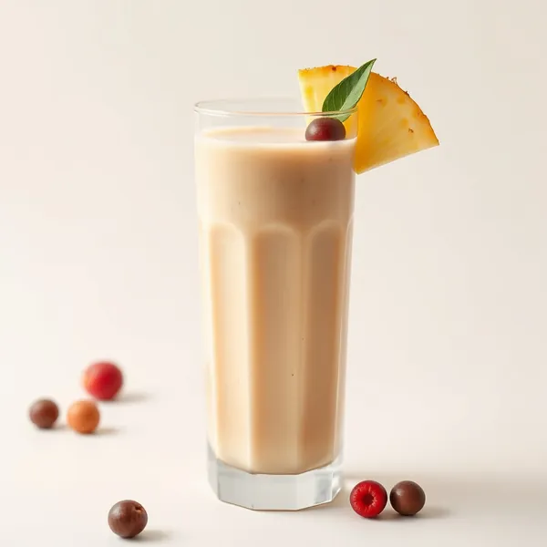 Smoothie Ananas Lait de Noisette Sans Sucre