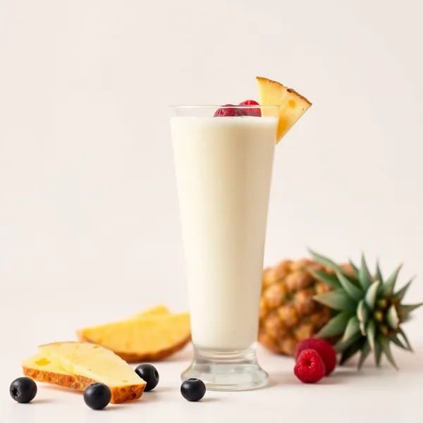 Smoothie de Kefir d'Ananas Sans Sucre