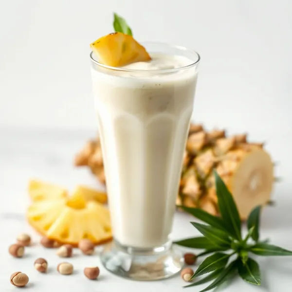 Smoothie Sem Açúcar de Abacaxi e Pistache