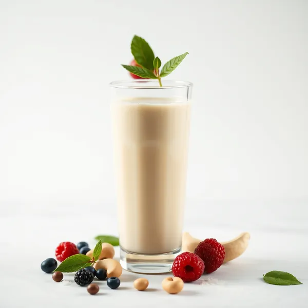 Batido de Leite de Caju com Proteína Sem Açúcar