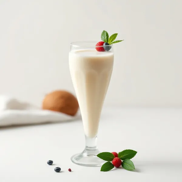 Smoothie Eau de Coco et Protéine Sans Sucre