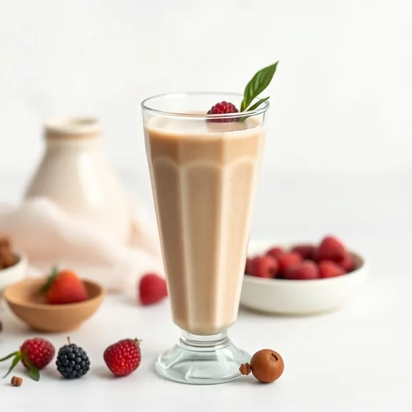 Batido de Leite de Avelã com Proteína Sem Açúcar