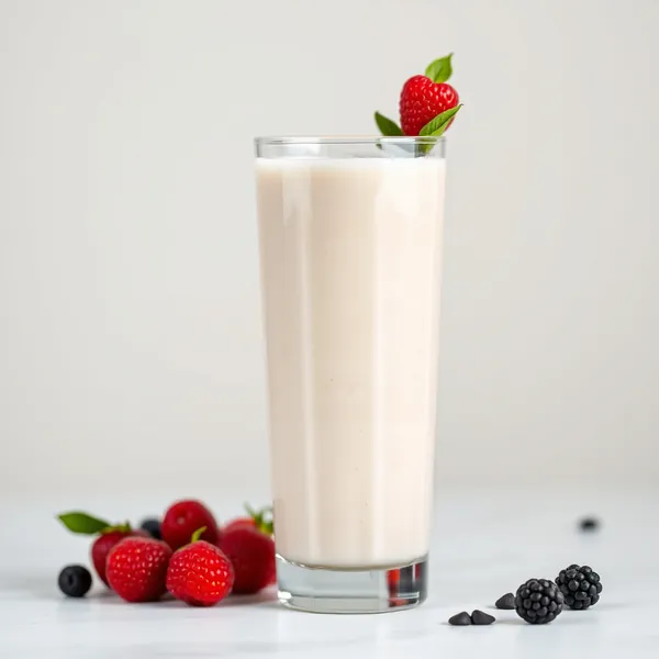 Batido de Leite de Macadamia com Proteína Sem Açúcar