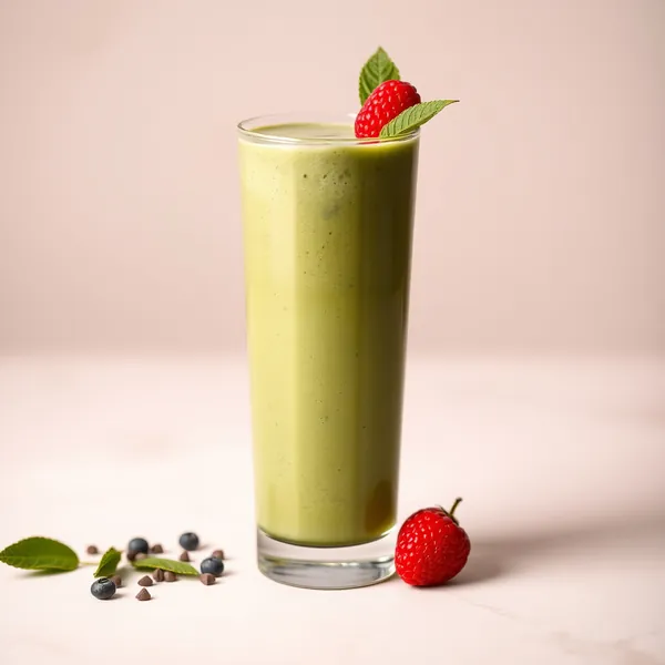 Zuckerfreier Proteinshake mit Matcha-Tee