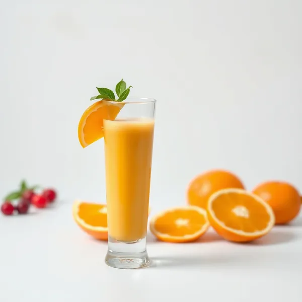 Smoothie de Jus d'Orange avec Protéine Sans Sucre