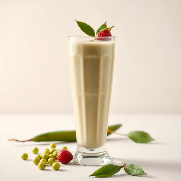 Frullato di Latte di Piselli con Proteine Senza Zucchero