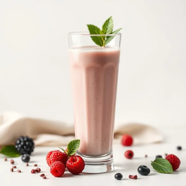 Smoothie al Latte di Farro con Proteine Senza Zucchero