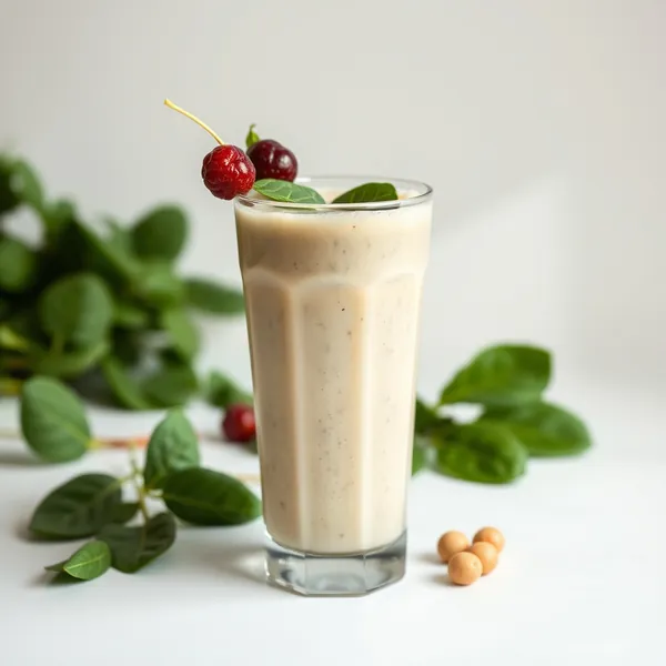 Smoothie Sem Açúcar de Espinafre e Leite de Macadâmia