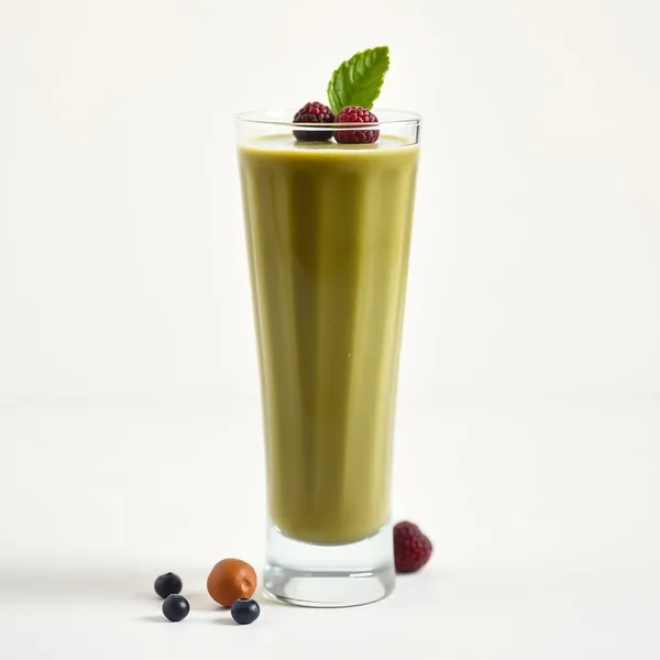 Smoothie Sem Açúcar de Espirulina e Leite de Avelã