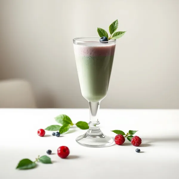Smoothie Sem Açúcar de Espirulina e Kefir
