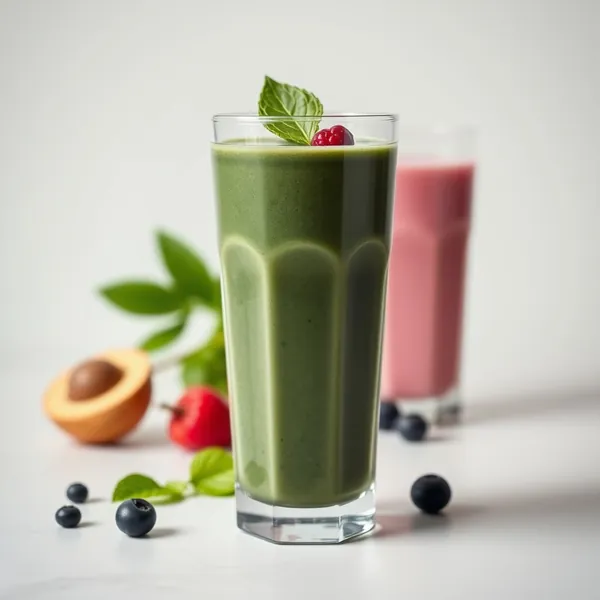Smoothie Sans Sucre de Spiruline et Lait de Macadamia
