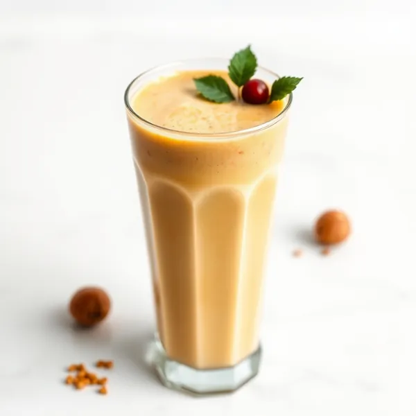 Smoothie Sans Sucre de Curcuma et Noisette