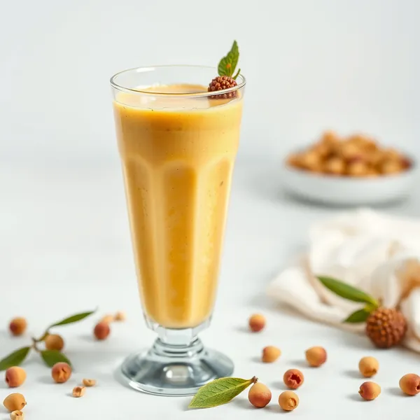 Smoothie Sans Sucre de Curcuma et Pistache