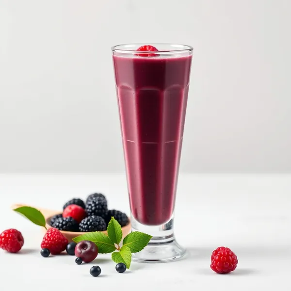 Smoothie de Arroz e Açaí