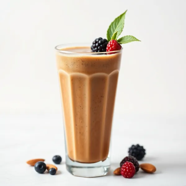 Superfood Almond Butter Cold Brew Coffee Smoothie