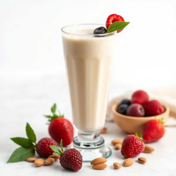 Smoothie de Mantequilla de Almendra y Kefir