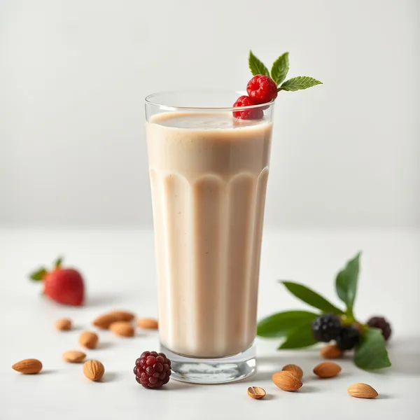 Superfood Almond Butter Macadamia Milk Smoothie