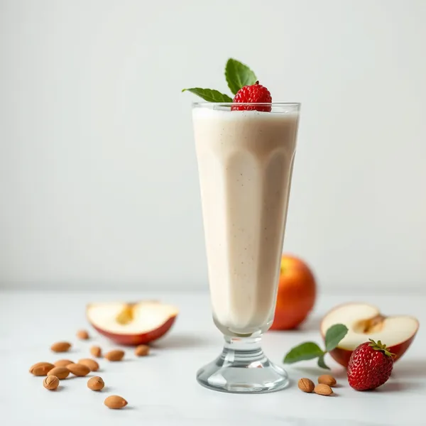 Superfood Apple Almond Coconut Milk Smoothie