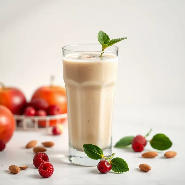 Smoothie de Pomme et Lait d'Amande