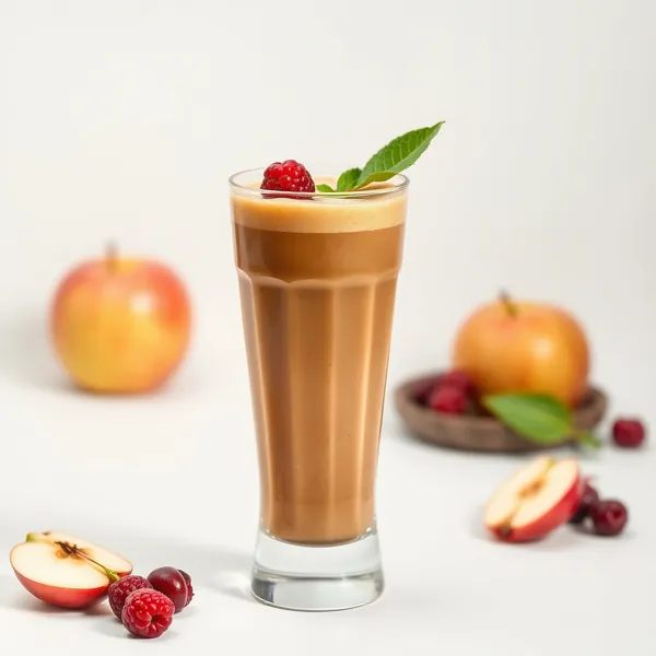 Smoothie de Pomme et Café Froid Superfood