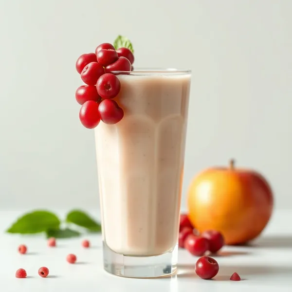Superfood Apfel Kefir Milch Smoothie