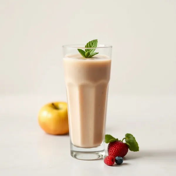 Apfel-Macadamia-Milch-Smoothie